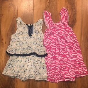 ⭐️5/$25⭐️ Size 4t dress and romper